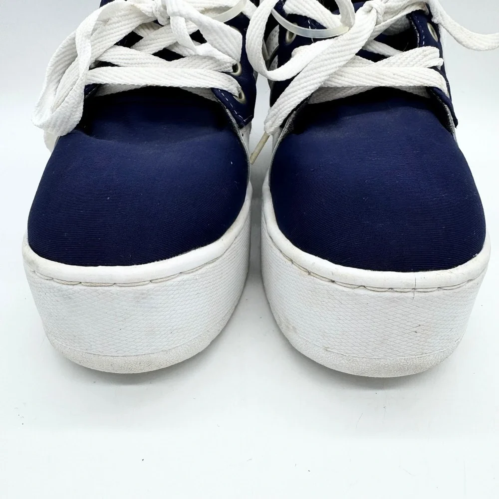 Vintage Deadstock Y2K‎ Seychelles RAGE Chunky Platform Sneaker Navy Size 7.5